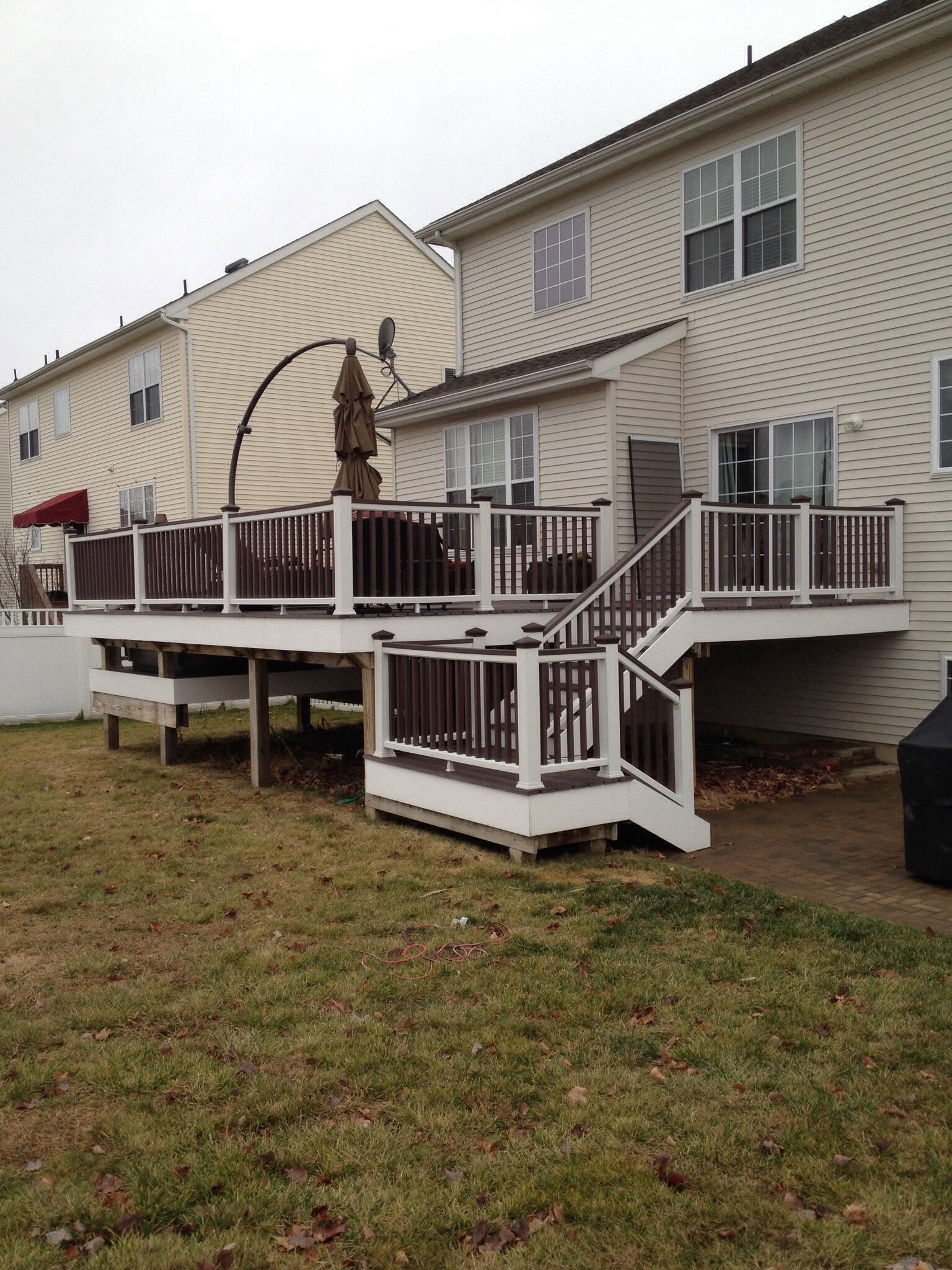 Composite deck and railing system