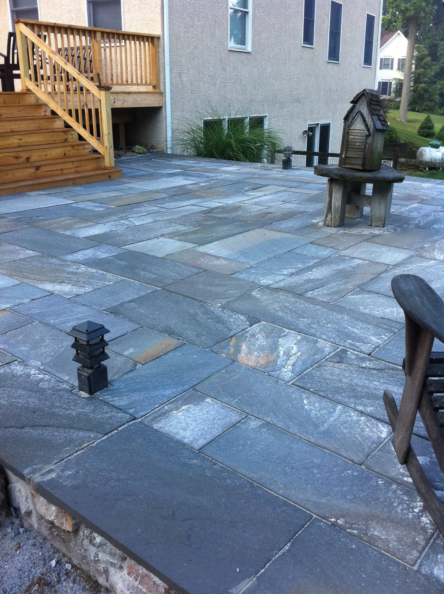 Bluestone patio